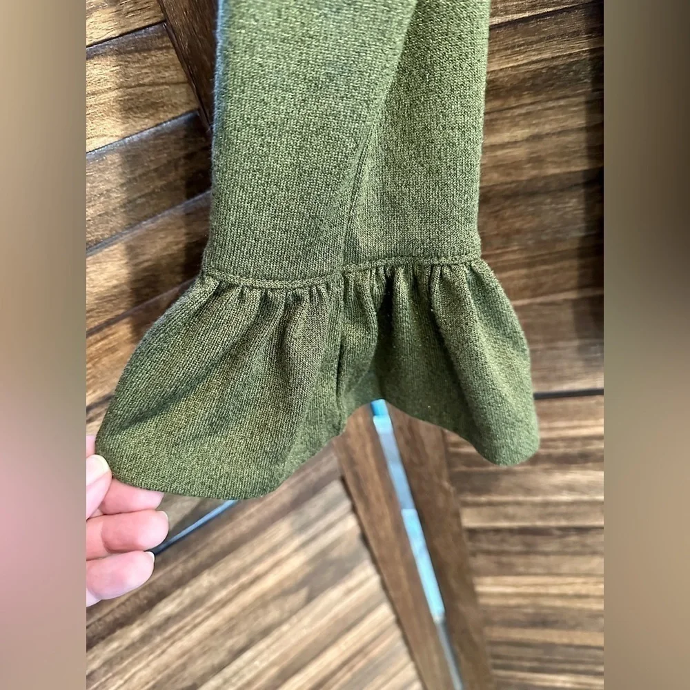 J. Crew Bell Sleeve Metallic Top
